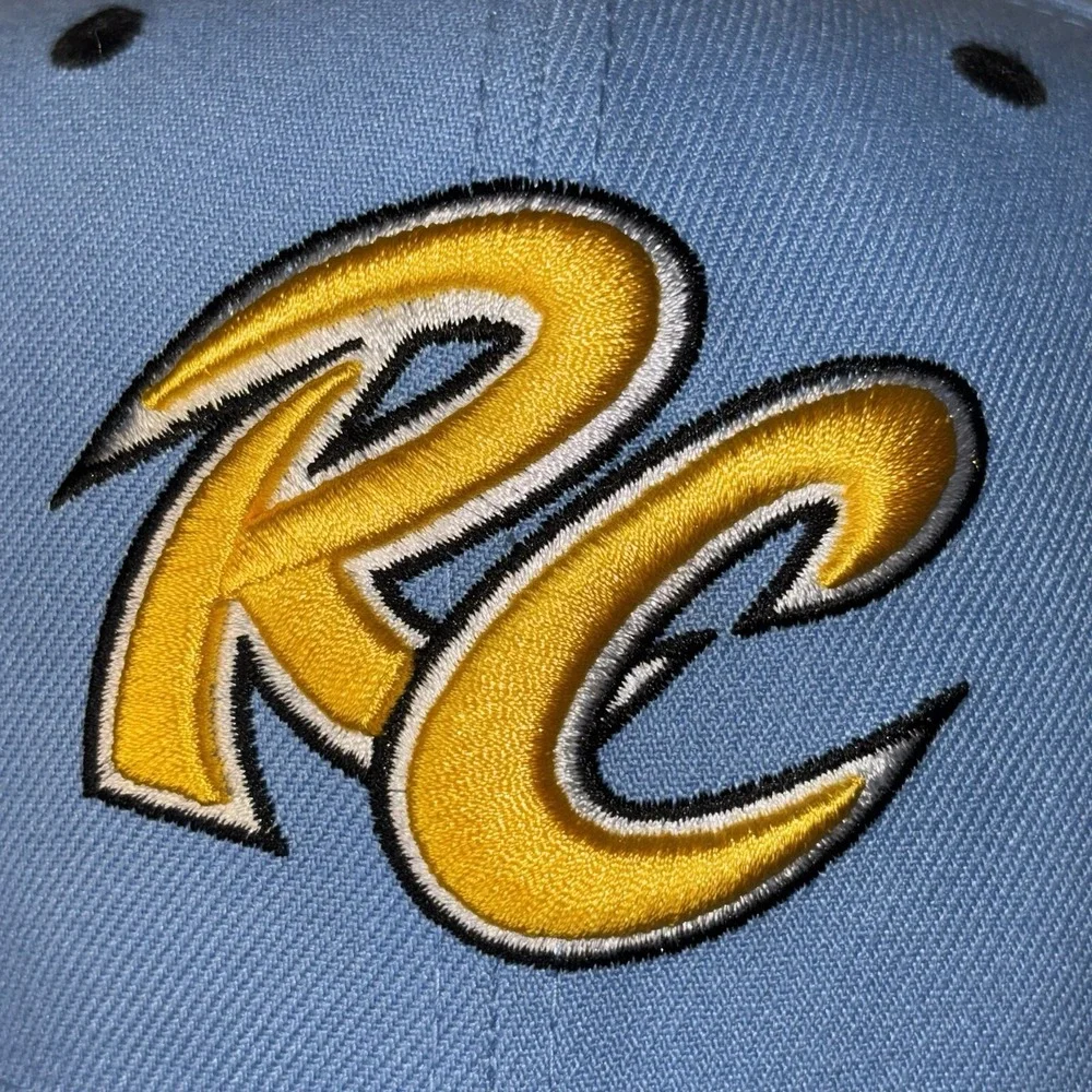 New Era Men's 59FIFTY Fitted Hat 7‎ 7/8 RC Quakes Blue Black Cap Champions